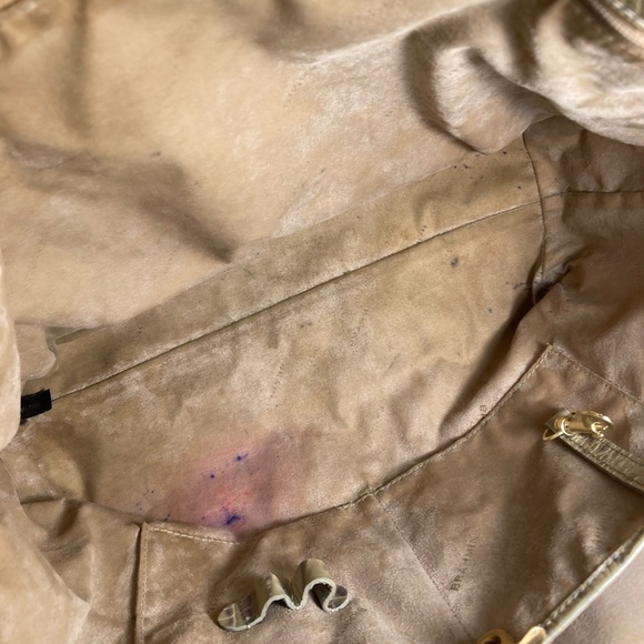 Brahmin Melora Textured Croc embossed  Leather Tote in Cream - Picture 4 of 4